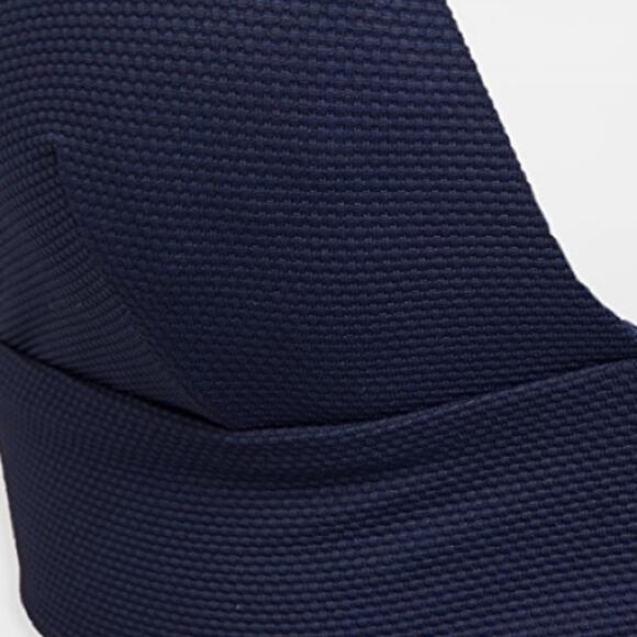 Eberjey Pique Vivian Bikini Top Peacoat Navy Color L - Picture 3 of 12